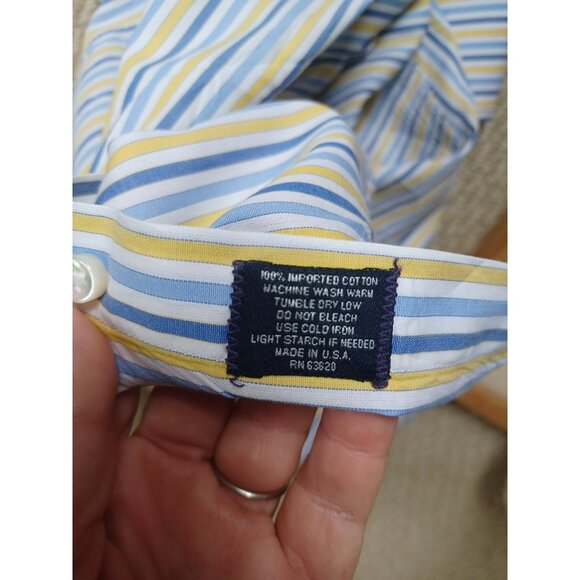 Burberry button down shirt size L 17 34 - Picture 5 of 7